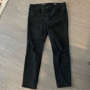 J.Crew toothpick skinny jeans size 31 -black